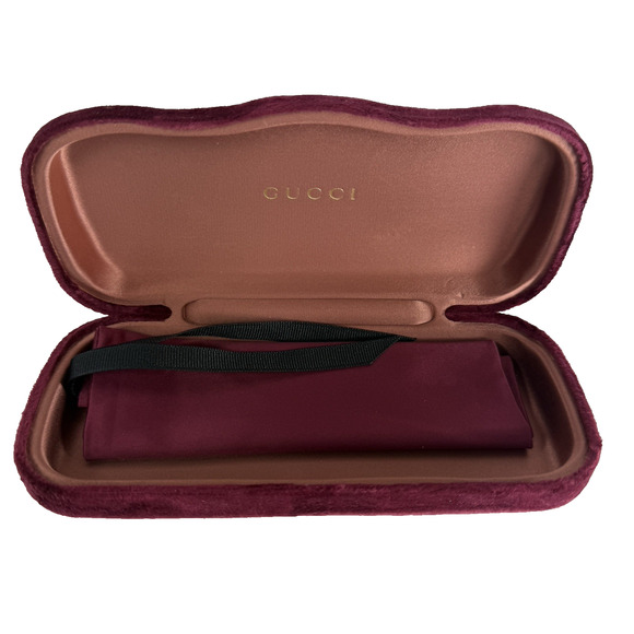 Gucci Round Oval Unisex GG0271S 55mm Sunglasses Women's Black‎ With Case NEW - Picture 14 of 14